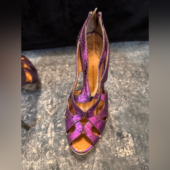 Giuseppe Zanotti python skin platform pumps rare & authentic! - Picture 6 of 9